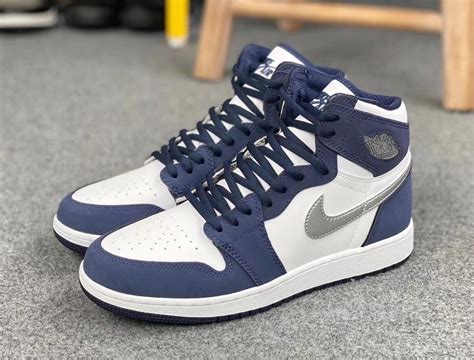 jordan 1 mid navy blue|navy blue air jordan 1.